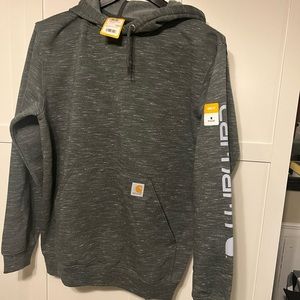 Mens medium loose fit hoodie with tags carhartt
